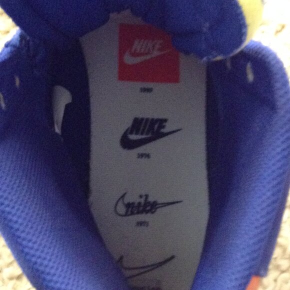 VTG '77 Nike Blazer Mid 77 Size 13; Blue Suede, Lace Charms, Mesh uppers, COOL - Picture 11 of 11